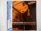 Donald Byrd Byrd In Hand Blue Note BN 4019 Japan  VINYL LP OBI