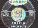 HEAR Beach Boys 45 Surfin / Luau CANDIX 301 surf 1st record