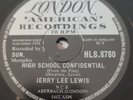 JERRY LEE LEWIS - High School Confidential. UK London 78'. 1958 Rock & Roll. Ex