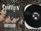 SAMHAIN ST INITIUM 1984 Vinyl LP ORIG BLACK & WHITE STREAKED