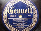 USA 1923 Blues/Jazz 78rpm Gennett  TED CLAIRE'S SNAPPY BITS + LADD'S BLACK ACES