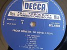 Genesis LP From Genesis To Revelation UK Decca Stereo 2nd Press INSERT &UNPLAYED
