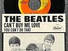 The Beatles-orig.'64 Can't Buy Me Love/You Can't Do That-Picture Sleeve& 45 NICE