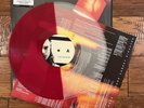 STATIC DRESS - Rouge Carpet Disaster Vinyl - Half Ruby Red / Half Frosted Clear