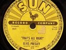 Elvis Presley That's All Right Blue Moon Of Kentucky 78 Sun Records 209 Original