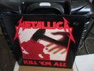 METALLICA Kill 'Em All 1983 OG Megaforce Records Silver Label