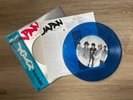 JAPAN THE SINGLES JAPAN + OBI + BLUE VINYL LP DAVID SYLVIAN (VIP-4106)