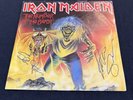 SIGNED  IRON MAIDEN NUMBER OF THE BEAST LTD RED VINYL 7” VG+ RARE