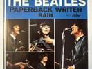 RARE REVERSE CUT WEST COAST SLEEVE PAPERBACK WRITER / RAIN BEATLES ORIG. CAP