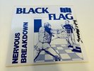 Keith Morris Black Flag 7” Nervous Breakdown Vinyl autographed signed w proof