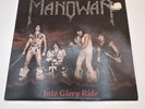Manowar Into Glory Ride Promo LP Vinyl Megaforce Records 1983 Metal Black