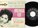C&W EP - Brenda Lee - Break It To Me Gently - Decca VG+