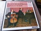 Beethoven Cello Sonatas Richter Rostropovich 2Lp Philips Hi-Fi Stereo 1Ed. NM