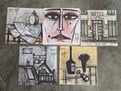 Verve Ella Fitzgerald Gershwin Songs BERNARD BUFFET LP 5 Vinyl Records 1959 Rare