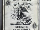 BRUTAL ATTACK Stronger than before LP Original pressing 1986 Skin Oi