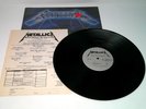 Metallica Ride The Lightning Megaforce Vinyl Record MRI 769 1984 With Order Form