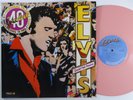 ELVIS PRESLEY Elvis' 40 Greatest RCA 2XLP VG++ uk pink vinyl repress & catalog k