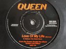 RARE EX+   QUEEN LOVE OF MY LIFE 1979 EMI UK 45 SOFT ROCK SUPERB