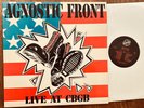 Agnostic Front - Live At CBGB - Orig 1989 In-Effect - LP - NM