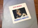 IRON MAIDEN RARE 1984 FEEDBACK MONSTER DOUBLE LP VINYL RECORDS LIVE CONCERT