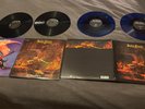 JUDAS PRIEST ROCKA ROLLA (US RCA PRESS) SAD WINGS (US RCA AND eOne PRESSINGS)