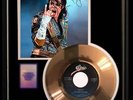 MICHAEL JACKSON BEAT IT 45 RPM GOLD RECORD RARE W-AUTOGRAPH PRINTED SIGNED