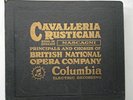 Cavalleria Rusticana British National Opera 78rpm Columbia Album Box Set Rare