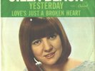 CILLA BLACK-RARE PICTURE SLEEVE + 45--(YESTERDAY)--PS---PIC--SLV