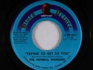 Crossover Soul 45 - Imperial Wonders - Trying To Get To You - Black Prince VG+