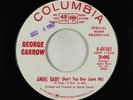 Northern Soul 45 - George Carrow - Angel Baby - Columbia - promo