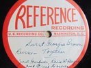 78 RPM ACETATE PRIVATE JAM SESSION ROSY McHARGUE, JACK GARDNER, ORM DOWNES 1940