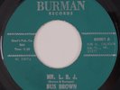 BUS BROWN & YUSEF SALIM Mr. LBJ -  1966 mod jazz 45 funk L.B.J. HEAR