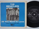 BEATLES All You Need Is Love SLEEVE VARIANT: HERMAN'S HERMITS Sweden 45 swedish