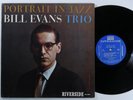 BILL EVANS TRIO Portrait In Jazz RIVERSIDE RLP-12-315 LP mono o