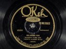 78 RPM  Harmon Clem & Prince Albert Hunt, Okeh 45360 Oklahoma Rag, VV+/V Country