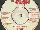 THE STRANGLERS -No More Heroes- Original UK  7” Promo (Vinyl Record)