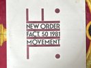 New Order Movement Factory FACT. 50 1981 SEALED reissue US 1982