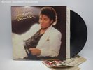 Michael Jackson Thriller 1982 LP Vinyl Record Epic QE 38112 +Newspaper Clippings
