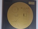 Voyager Golden SEALED Record 3xLP Gold Vinyl Box Set and symbolic diagram pin