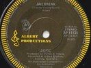 AC/DC 45:  JAILBREAK b/w FLING THING  AUSSIE  ALBERT AP - 11135  VG+ & VG+  1976