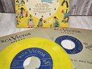 1949 Roy Rogers Lore of the West RCA Victor WY-394 Yellow Vinyl 45 RPM Set