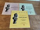 Beethoven Hungarian String Quartet 3 Volumes UK 1st Columbia B/G ED1 33CX 3xLP