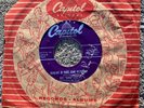 vinyl NAT KING COLE signed 45 - Darling Je Vous, Sand and Sea autographed single