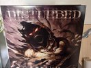 Rare Disturbed -Asylum Mottled Clear-Black Colored Vinyl. VG Sleeve NM Vinyl OOP