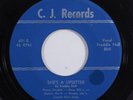 R&B Blues Rocker 45 FREDDIE HALL She's A Upsetter C.J. HEAR r