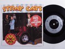 Rock 45 STRAY CATS Rebels Rule ARISTA uk picture sleeve with stickers r