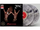 2PAC - all eyez on me 30th Anniversary 2 LP Concrete Swirl Vinyl Walmart Sealed