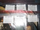 JIMI HENDRIX - 6 x RARE VINYL PICTURE DISC - TEST PRESSING
