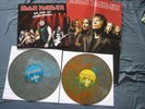 IRON MAIDEN - 2LP - RARE MIX MARBLE COLOR VINYL - COMPLETE WITH POSTER