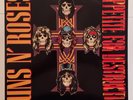 GUNS N' ROSES Appetite For Destruction LP Geffen 1987 Original Metal EX/EX